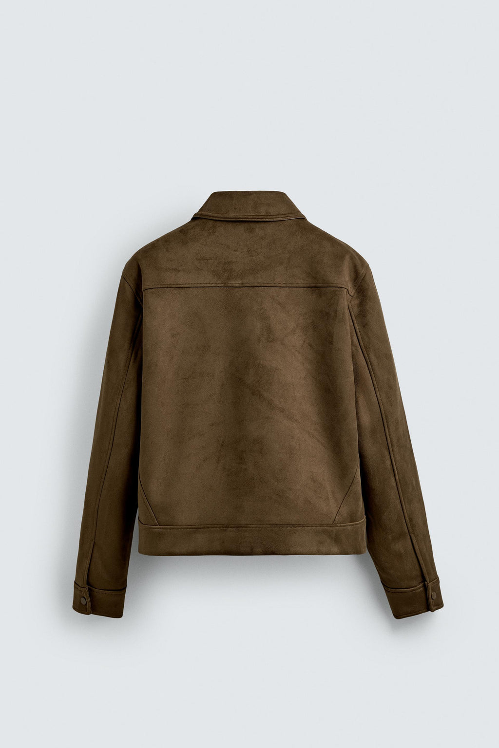 FAUX SUEDE REGULAR FIT JACKET